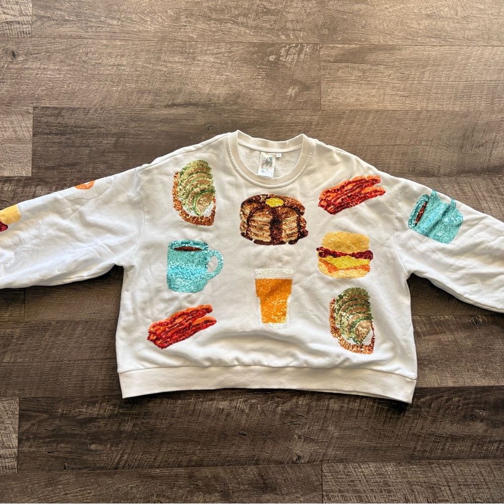 Queen of Sparkles Breakfast Sweatshirt